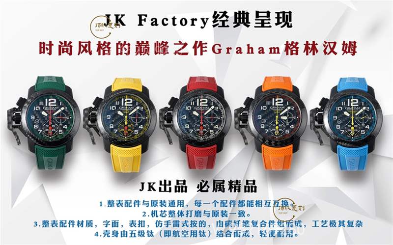 JK廠格林漢姆47mm鈦金屬復(fù)刻表評測,時尚風(fēng)格的巔峰之作-復(fù)刻表