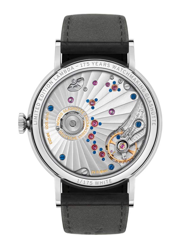 德國不銹鋼簡約設(shè)計(jì)Nomos Lambda手表960.S1-復(fù)刻表