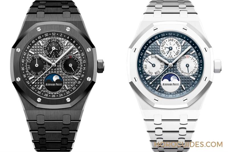 AUDEMARS PIGUET - 愛彼第一只藍(lán)色陶瓷表！ 皇家橡樹萬年歷藍(lán)色陶瓷鏈帶腕表