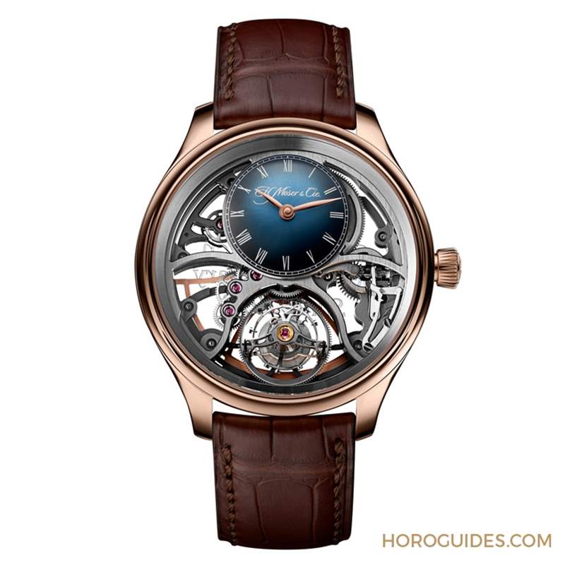 賀高登鐘表50周年！ H. Moser & Cie.勇創者圓柱陀飛輪鏤空紀念腕表限量發行