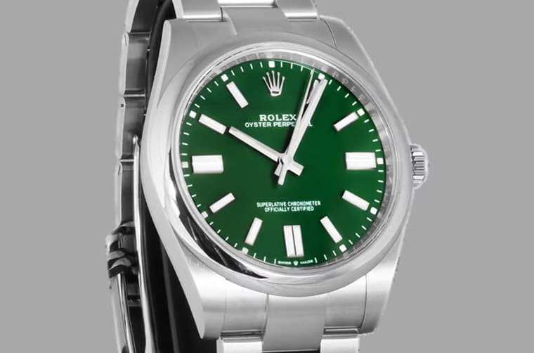 勞力士Oyster Perpetual綠漆面、彩色氣泡面各型號原廠價格與最新行情(2023年11月更新)-復刻表