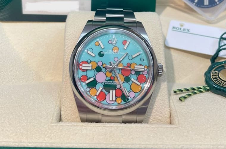 勞力士Oyster Perpetual綠漆面、彩色氣泡面各型號原廠價格與最新行情(2023年11月更新)-復刻表