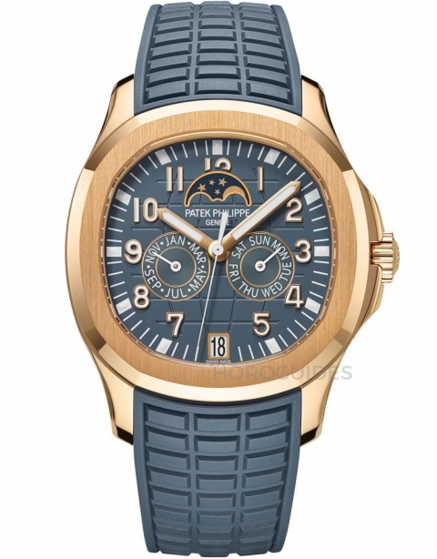 PATEK PHILIPPE - NAUTILUS - 5980/60G-001 - 年輕活力風的表王！ 盤點PATEK PHILIPPE百達翡麗藍灰色調腕表