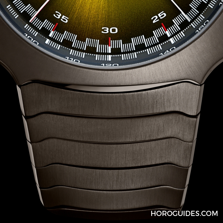 H. MOSER & CIE - STREAMLINER - 6907-1201 - 紅黃雙杰，競速新章|H. MOSER & CIE.推出Streamliner自動飛返計時秒表Alpine限量版
