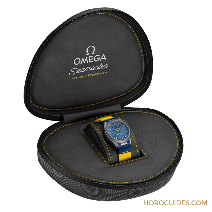 OMEGA - SEAMASTER - 220.92.41.21.03.002 - 超輕鈦金！ OMEGA為奧運金牌得主Armand Duplantis推出新款Seamaster Aqua Terra Ultra Light